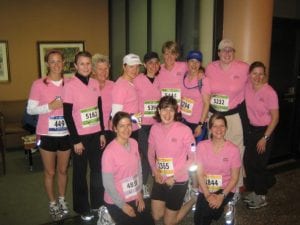 "Will's Harem -- we are running on Will power", raising funds for children with epilepsy, in memory of our friend, Will: Halifax, 2006.